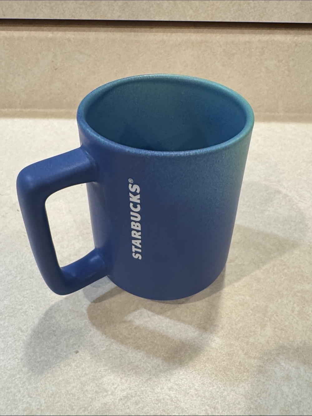 Starbucks Blue Gradient Ceramic Coffee Mug